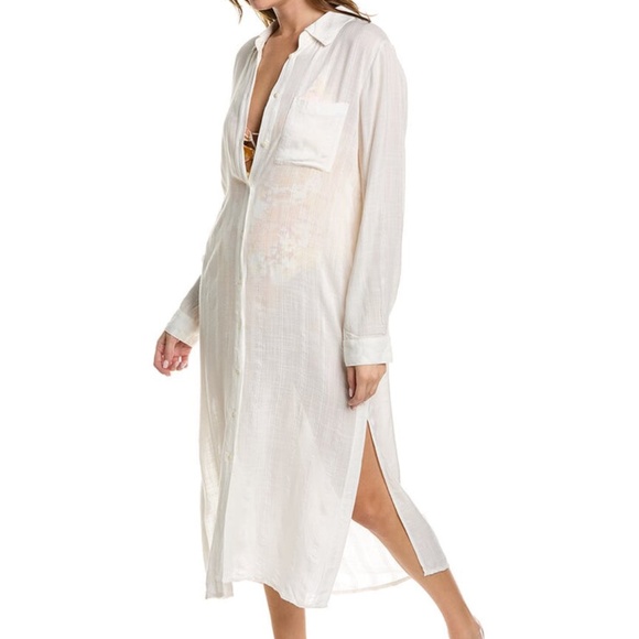 NWT L*Space Lisboa Tunic Midi Maxi Cover Up Dress READ - Picture 3 of 15